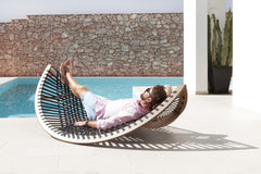 Aggy Design Daybed Panama Banana Schwarz