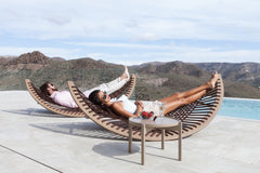 Aggy Design Daybed Panama Banana Braun