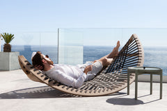 Aggy Design Daybed Panama Banana Braun