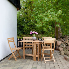 Cinas Clarish Klappstuhl Teak (2er Set) - Living-Oasis