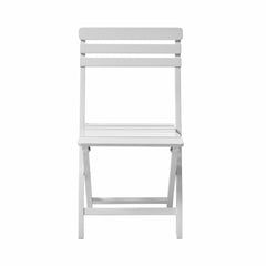 Cinas Clarish Klappstuhl weiss (2er Set) - Living-Oasis