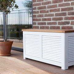 Cinas Classic Kissenbox weiss - Living-Oasis