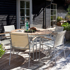 Cinas Ellen Gartentisch 110 weiss - Living-Oasis