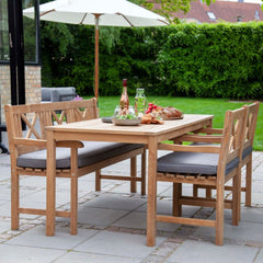 Cinas Rosenborg 2er Bank - Teak - Living-Oasis