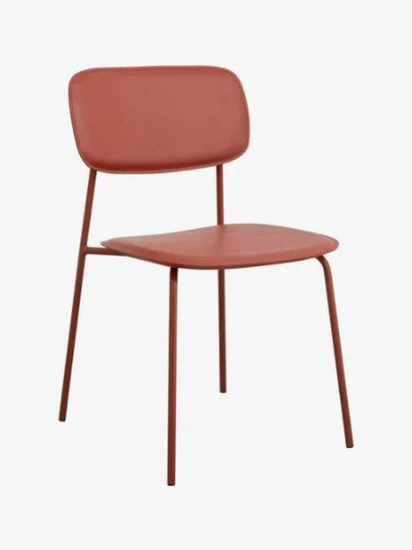 Nordal Esa Dinning Stuhl Rust Red (4er Set) - Living-Oasis