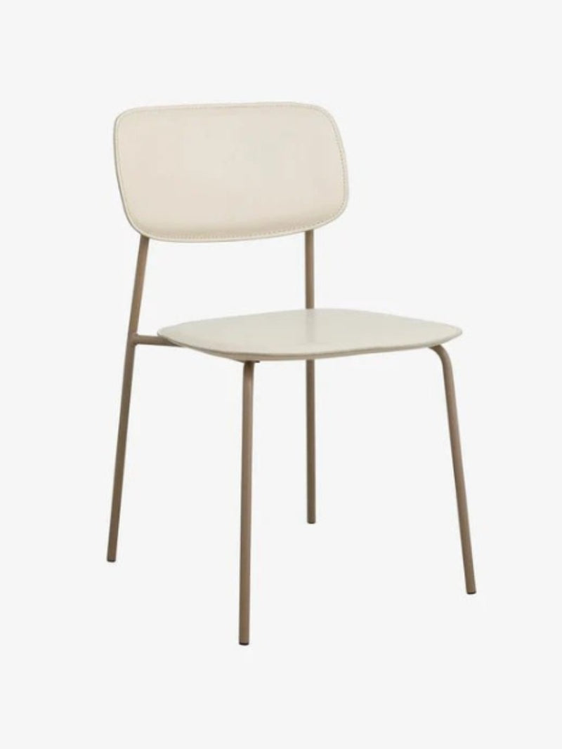 Nordal Esa Dinning Stühle, beige (4er Set) - Living-Oasis