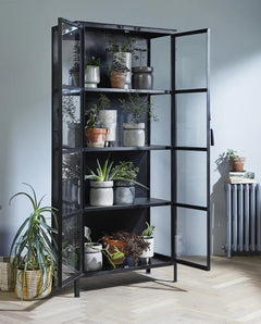 Nordal Phoenix Schrank, Eisen schwarz, klein - Living-Oasis